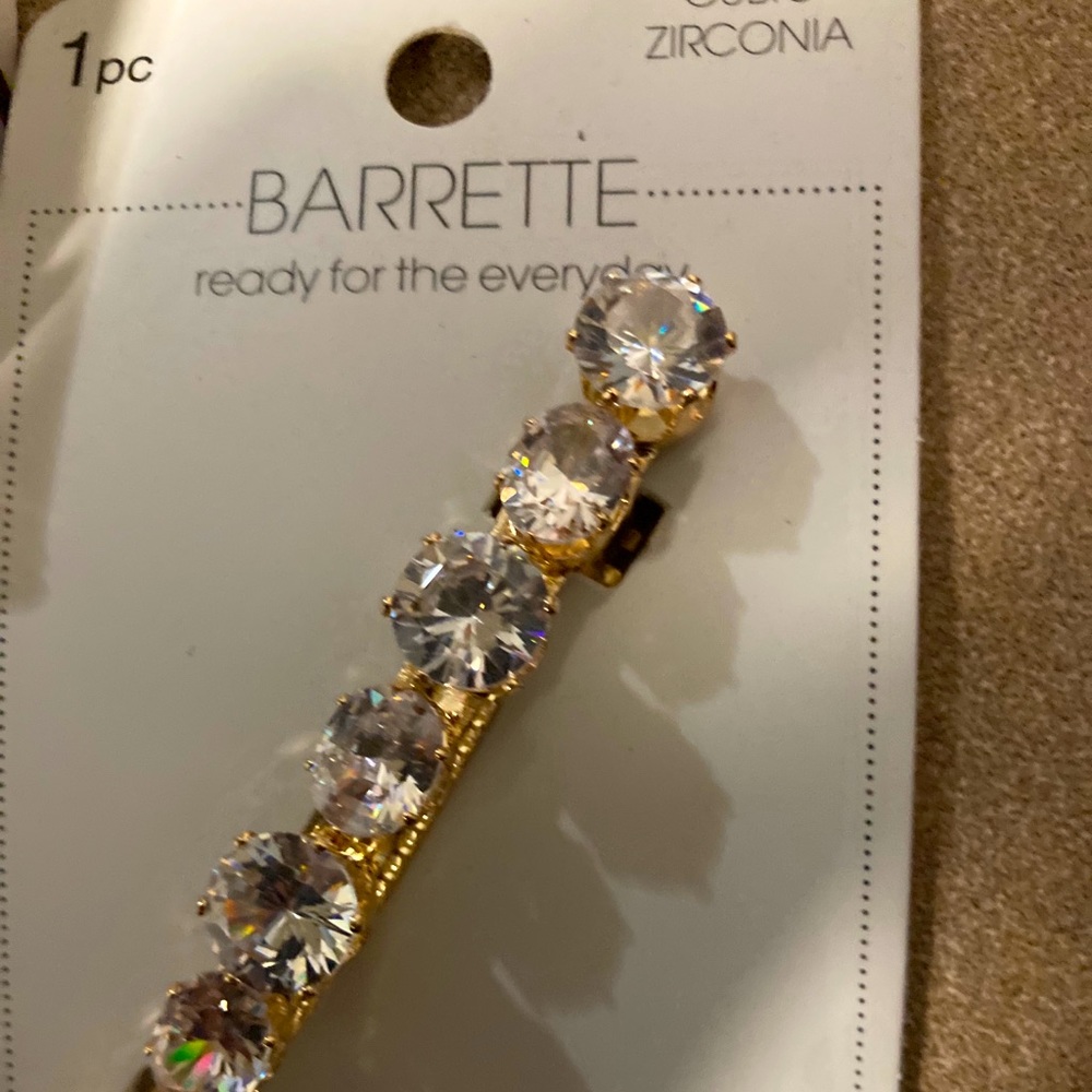 Diamond hair clip